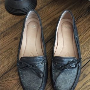 Nurture navy blue slip on shoes